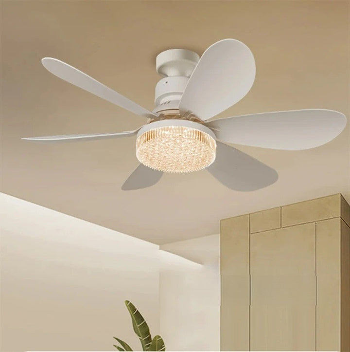 Lisslune | Elegant Flower Energy Saving RC Ceiling Fan Lamp
