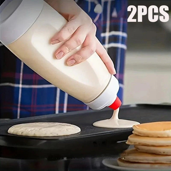 Lisslune | Effortless batter mixer with whisk ball for perfectly fluffy pancakes, cupcakes, and more