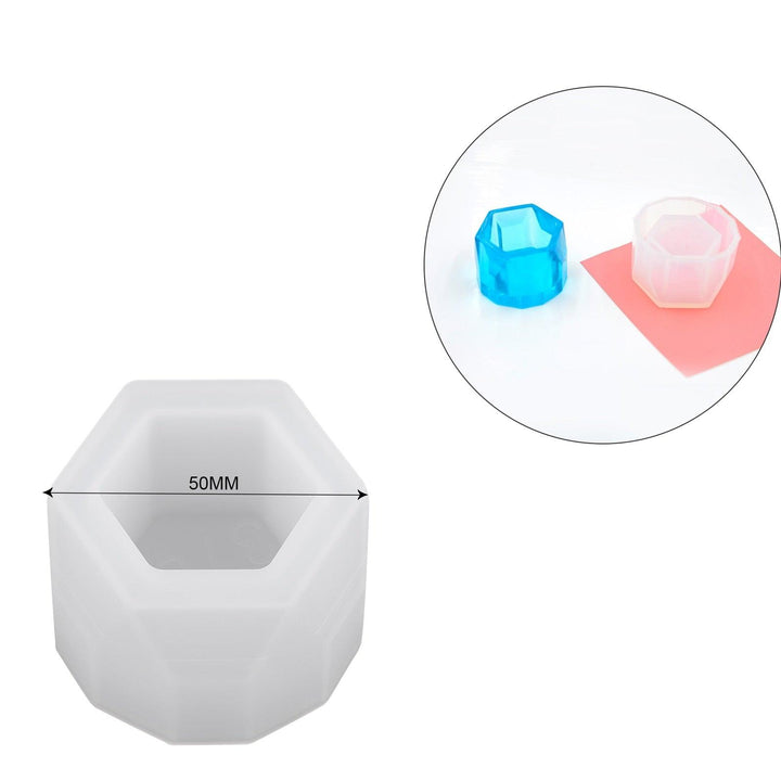 Lisslune | Silicone mold set for creative candle jars and flower planters