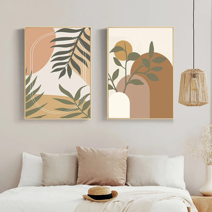 Lisslune | Monstera leaf canvas poster