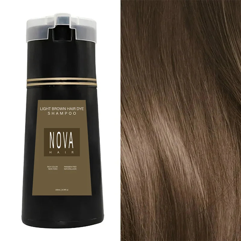 Lisslune | NovaHair Instant Dye Shampoo – Quick color refresh for your hair