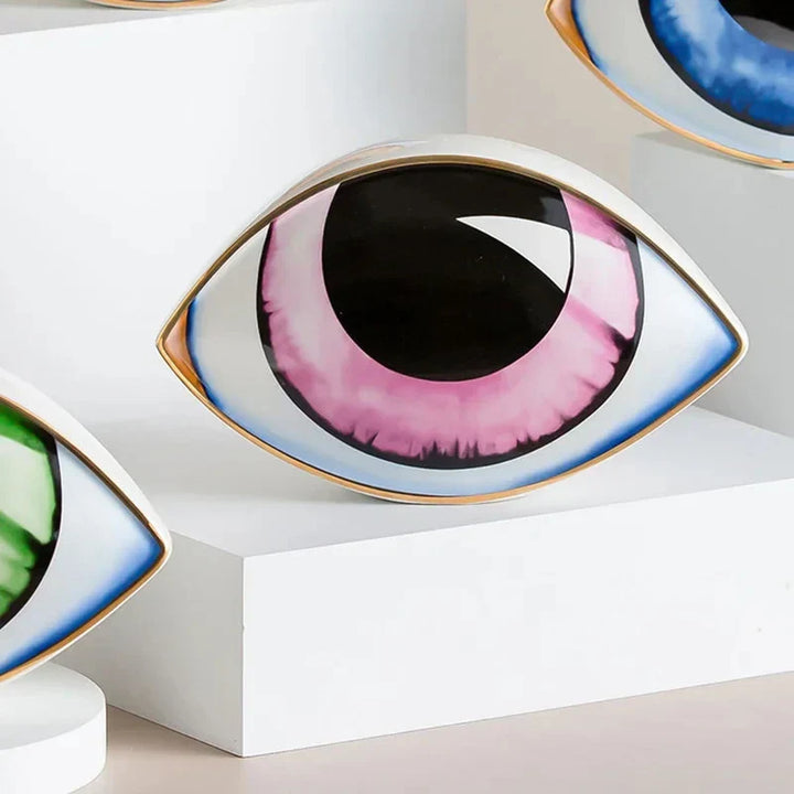 Lisslune | Mystic Eye Sculpture Ceramic Home Decor