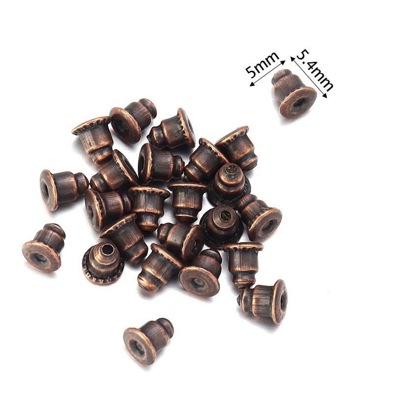 Lisslune | 500 Rubber Earring Back Stoppers: Essential Materials for Comfortable and Secure Jewelry Creations