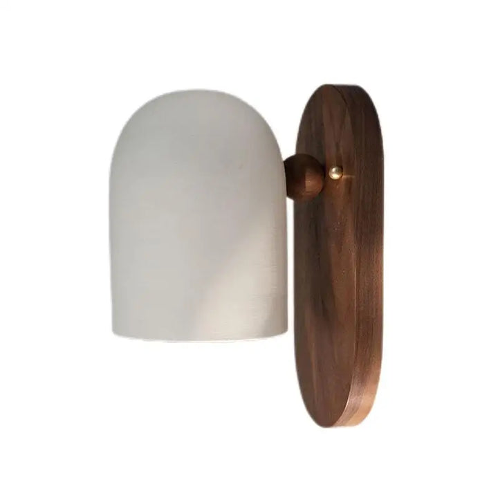 Lisslune | TimberSoul – Wabi-Sabi Walnut Wall Lamp for Natural Ambience