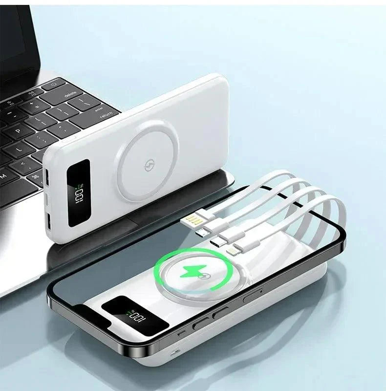 Lisslune | Ultra-High Capacity 200000 mAh Wireless Charger with Fast Charging and LED Display - Your Ultimate Power Companion