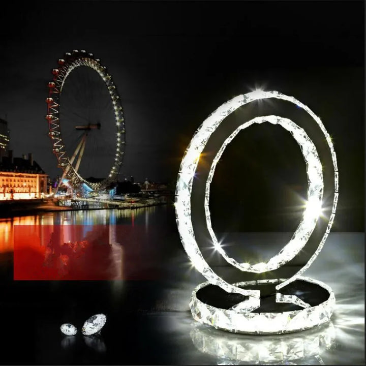 Lisslune | AmbientShine | Modern Crystal Table Lamp