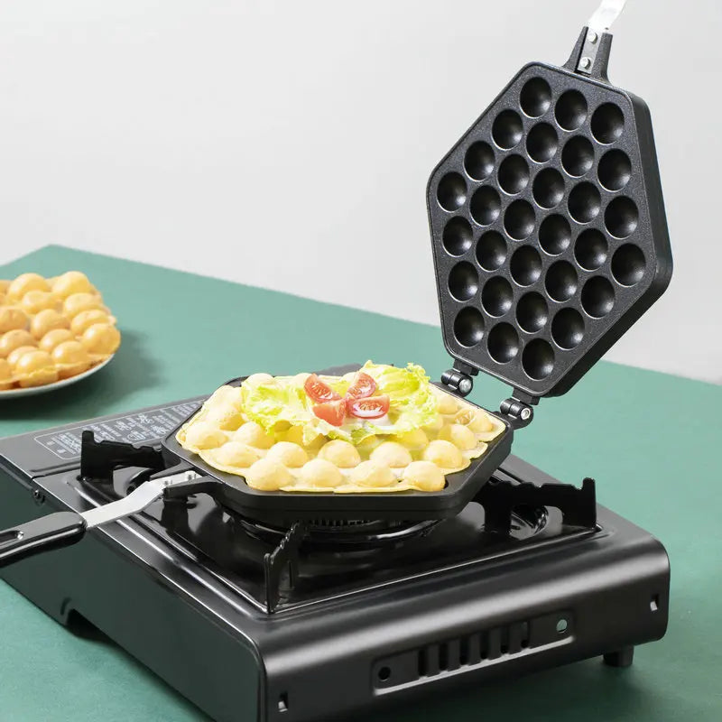 Lisslune | Non-Stick Bubble Egg Waffle Maker Pan