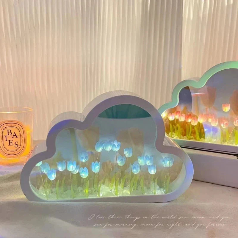 Lisslune | Tulip Atmosphere Infinite Flowers Night Light