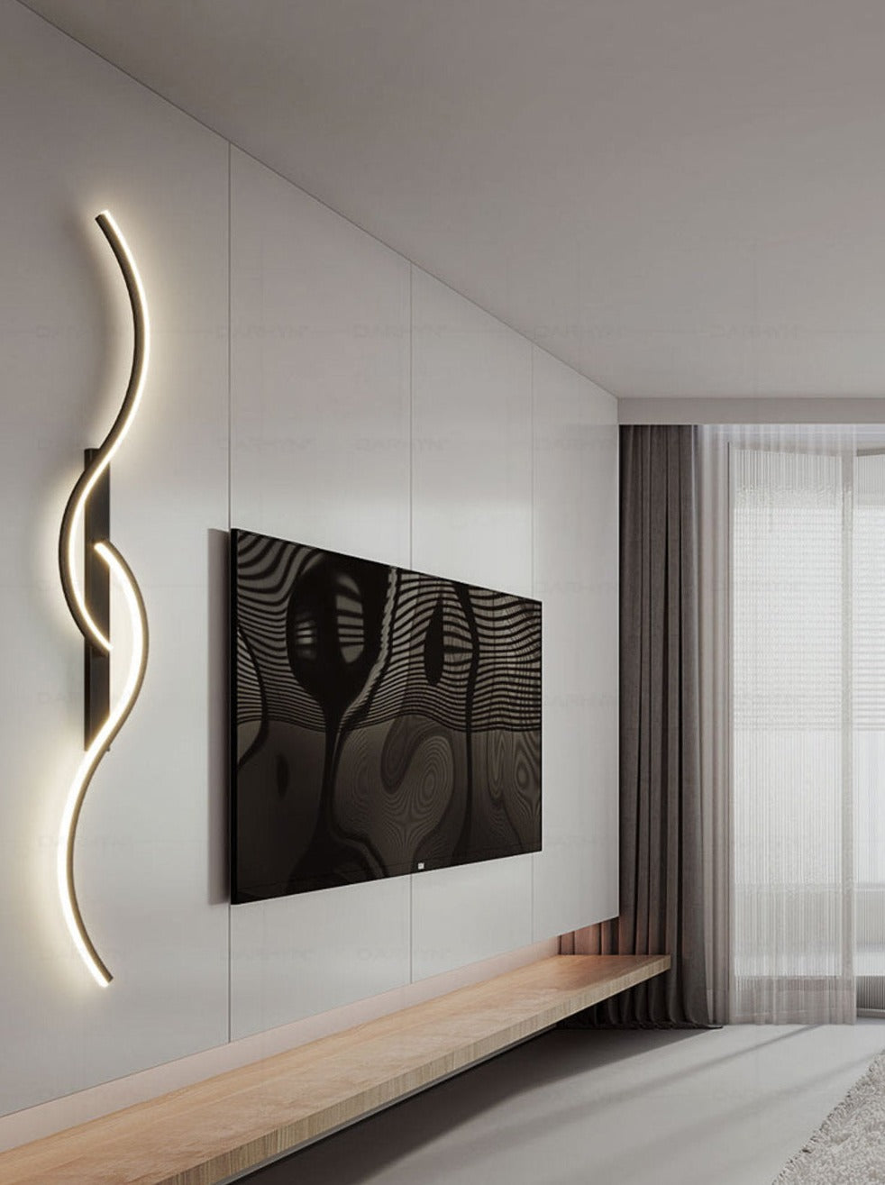 Lisslune | GlowCraft – Contemporary LED Wall Light with Artistic Design