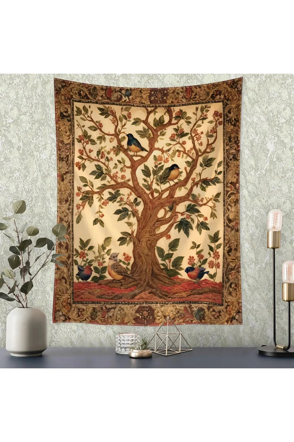 Lisslune | Forest Tree of Life Tapestry