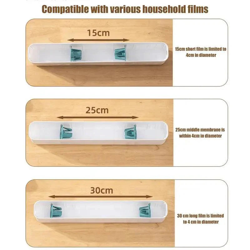 Lisslune | Multifunctional Kitchen Foil Organizer and Cutter for Foil, Cling Film, and Parchment Paper