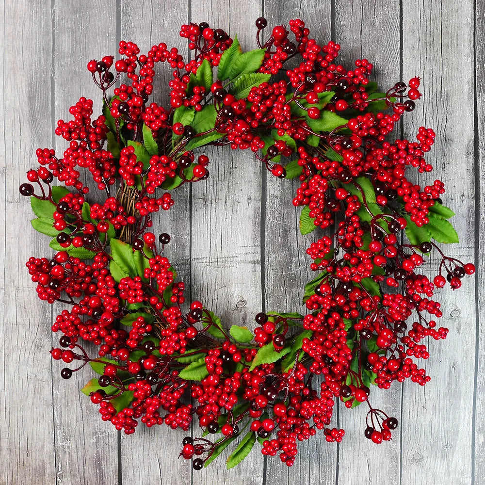 Lisslune | Red Berry Christmas Wreaths