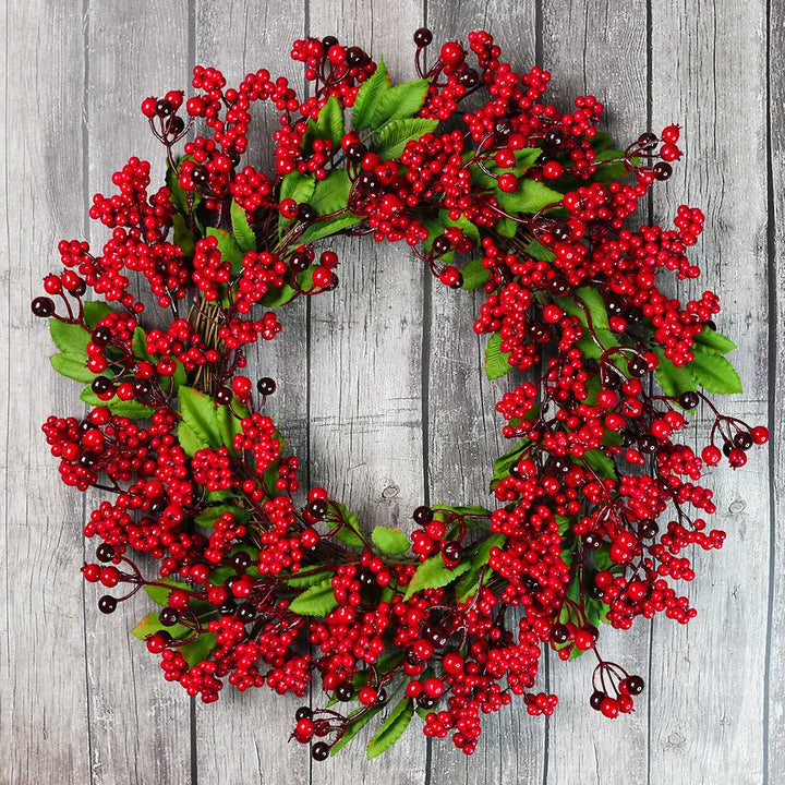 Lisslune | Red Berry Christmas Wreaths