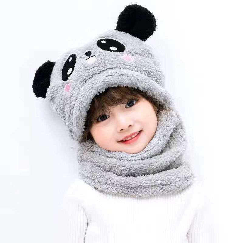 Lisslune | Bear children's hat with scarf and ears