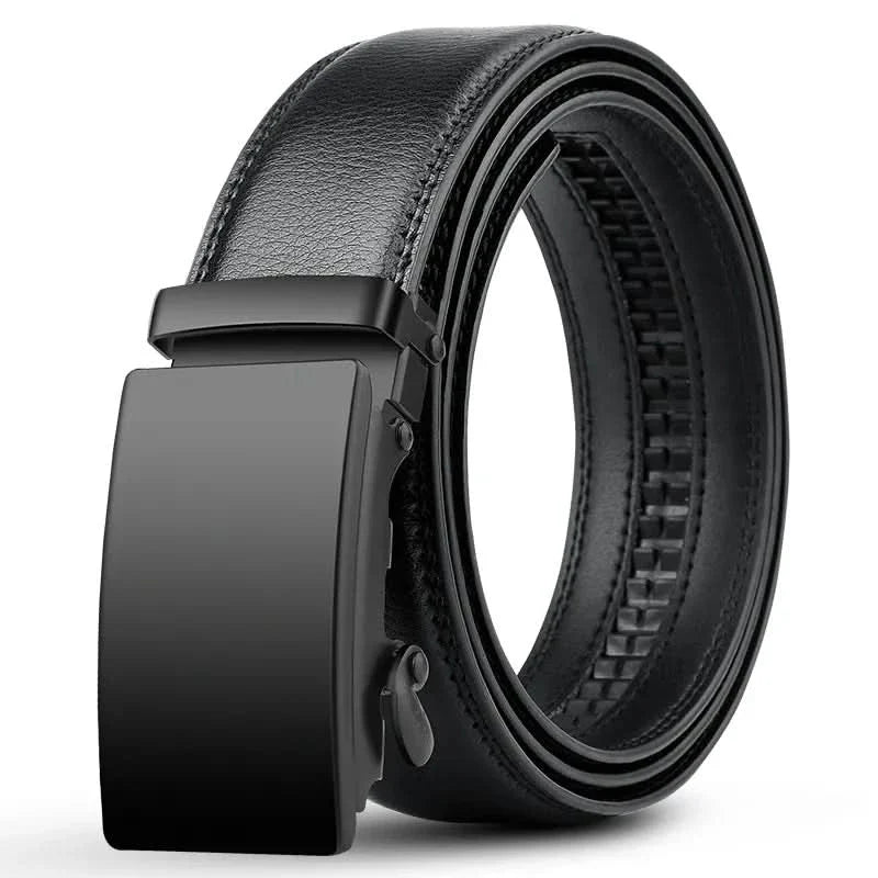 Lisslune | Men’s PU Leather Belt – Automatic Buckle, Premium Luxury