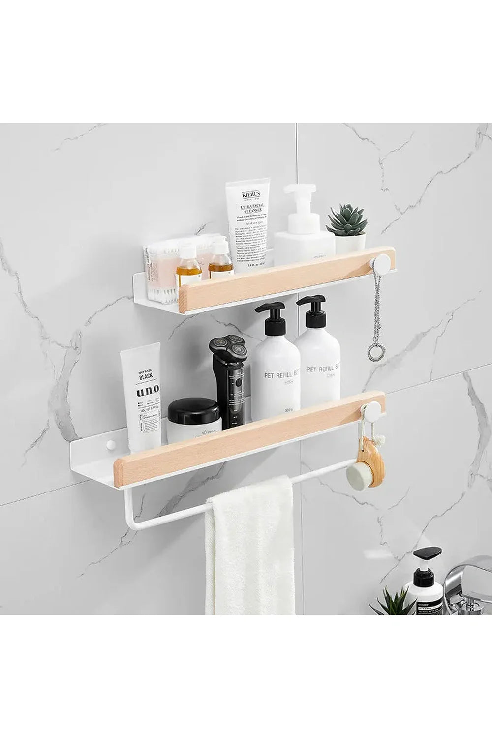 Lisslune | Wood Accent Wall Shelf