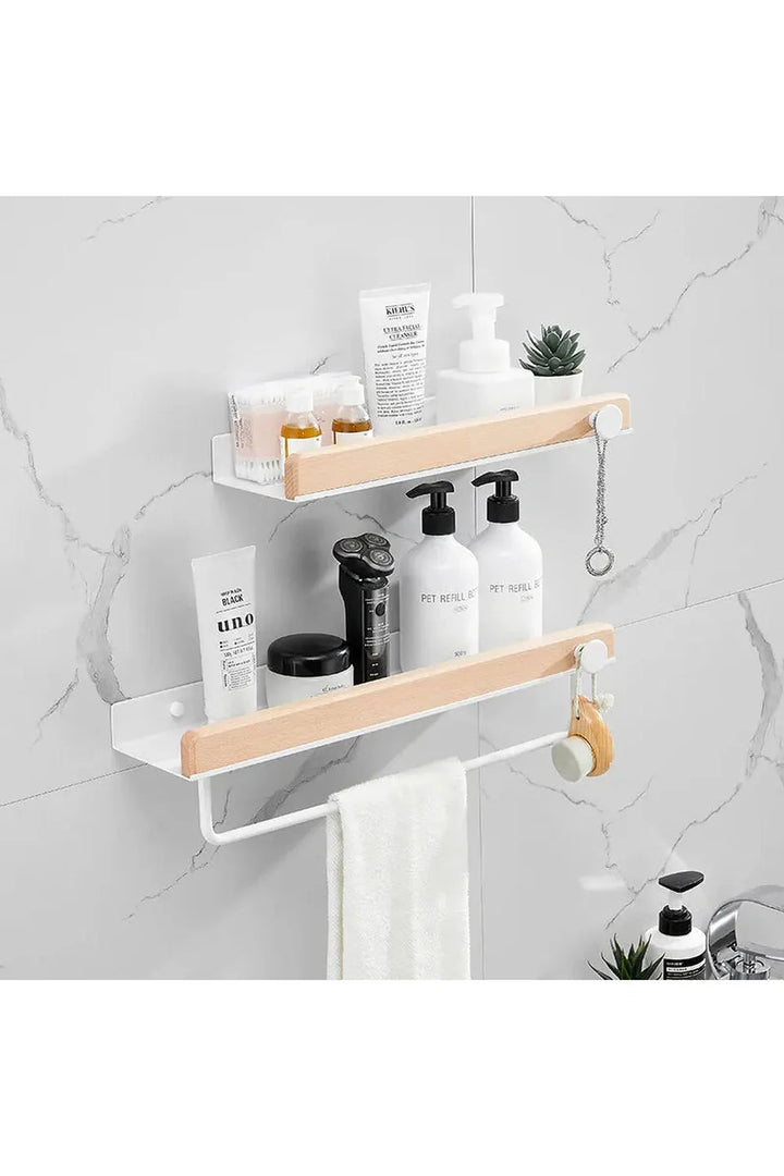 Lisslune | Wood Accent Wall Shelf