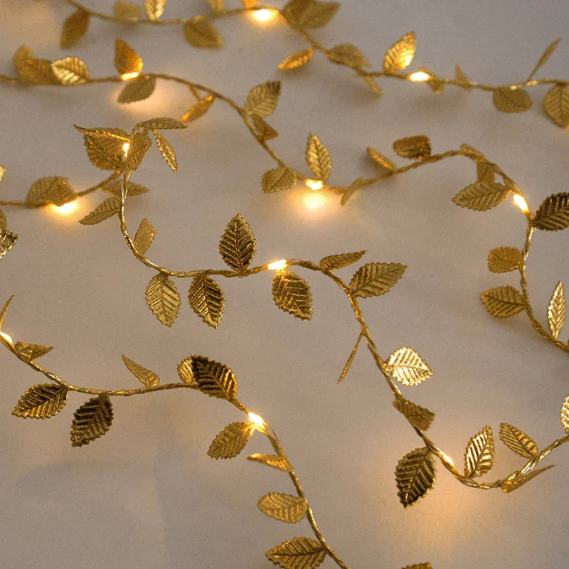 Lisslune | Golden Leaves Fairy Lights