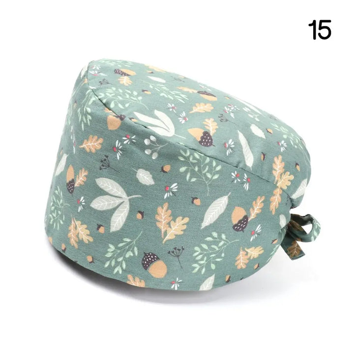 Lisslune | Adjustable surgical cap with ponytail holder and buttons