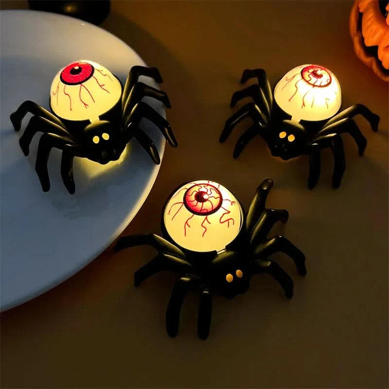 Lisslune | Halloween LED Skull & Spider Lamp – Spooky Home Decor
