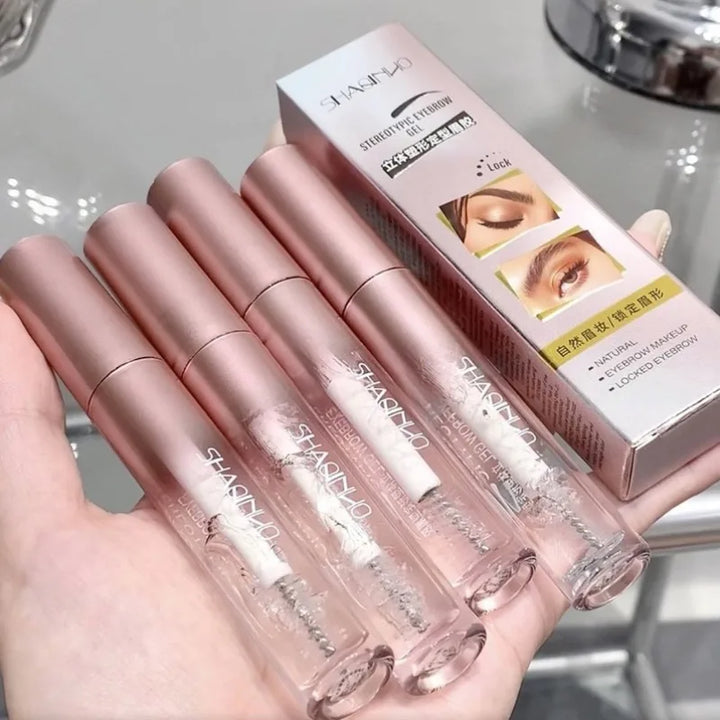 Lisslune | Augenbrauen Styling Gel Transparent Flüssige Pomade Augenbrauen Styling Seife Wachs Fixierer mit Bürste für Augenbrauen Kosmetik Makeup Augenbrauen Gel
