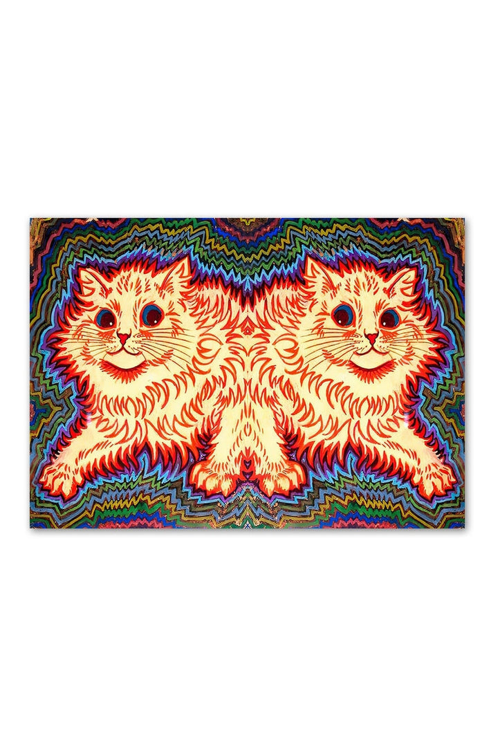 Lisslune | Wain Cats Psychedelic Poster