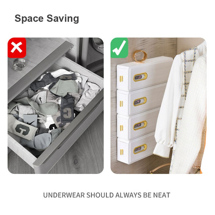 Lisslune | Wall-Mounted Cabinet Cloth Organizer Drawer