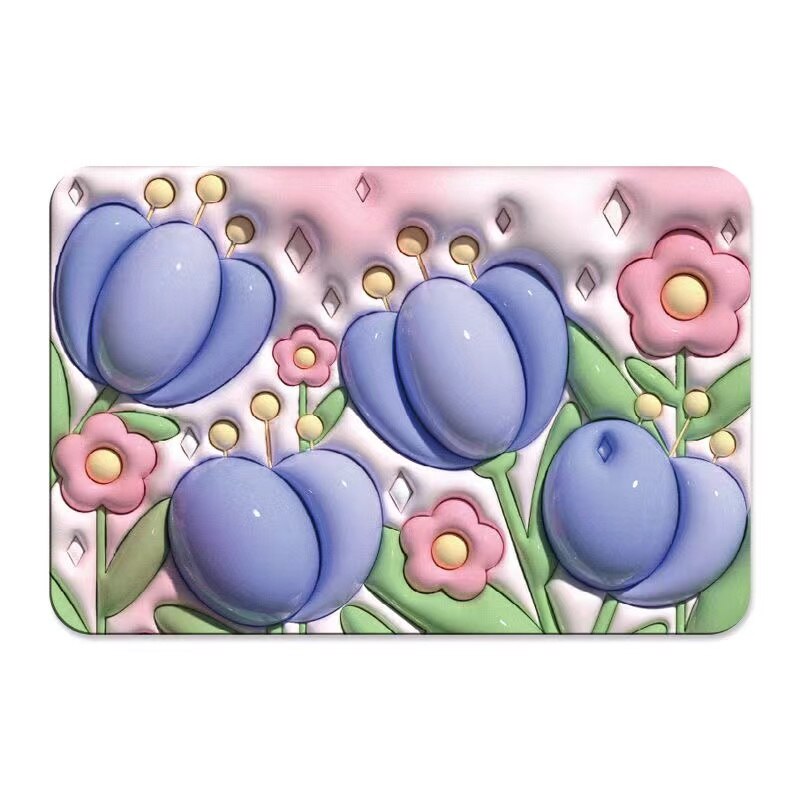 Lisslune | Non-Slip Cartoon Colorful Fun Quick Water Absorbent Mat