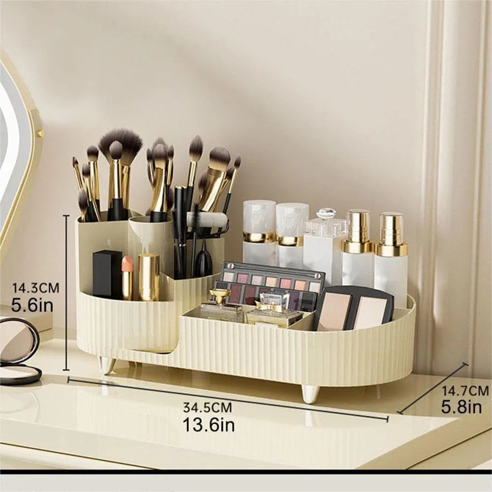 Lisslune | Eleganza – Luxury Beauty Organizer with Slim Rotating Design