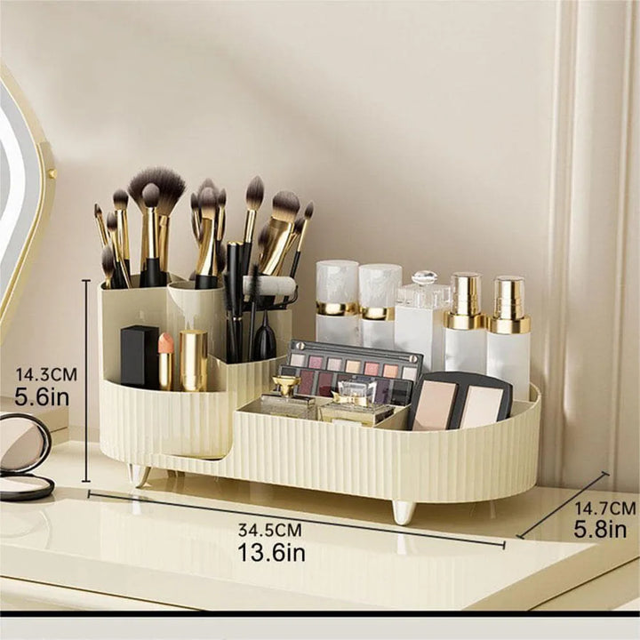 Lisslune | Eleganza – Luxury Beauty Organizer with Slim Rotating Design