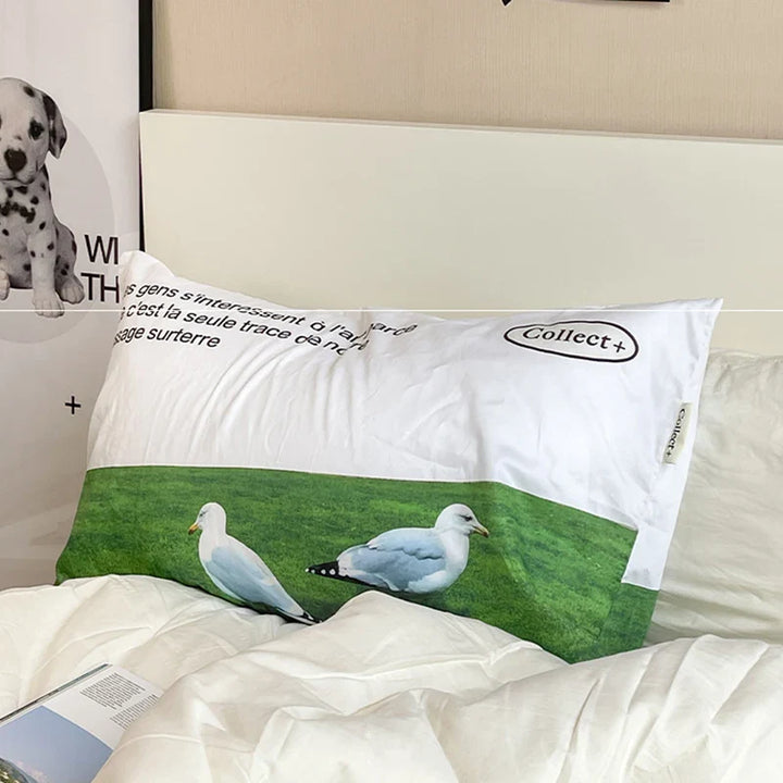 Rynx | Nordic Pillowcase Cotton Double-Sided Print Bedding Back Pillowcase Pillowcase Home Dorm Decoration