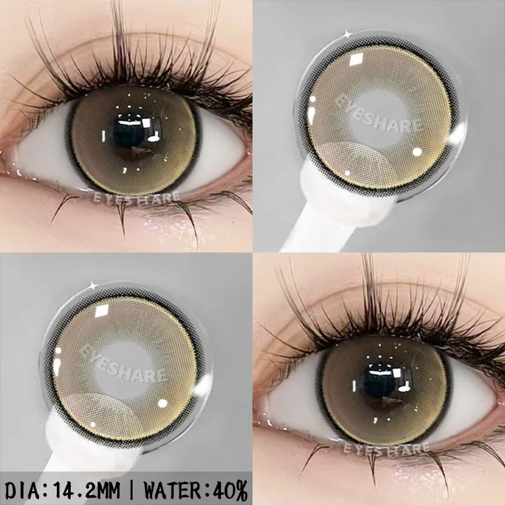 Rynx | 1 Pair/2 Pieces Colored Contact Lenses for Eyes Cosplay Blue Lenses Fashionable Purple Lenses Annual Cosmetic Green Eye Contact Lenses