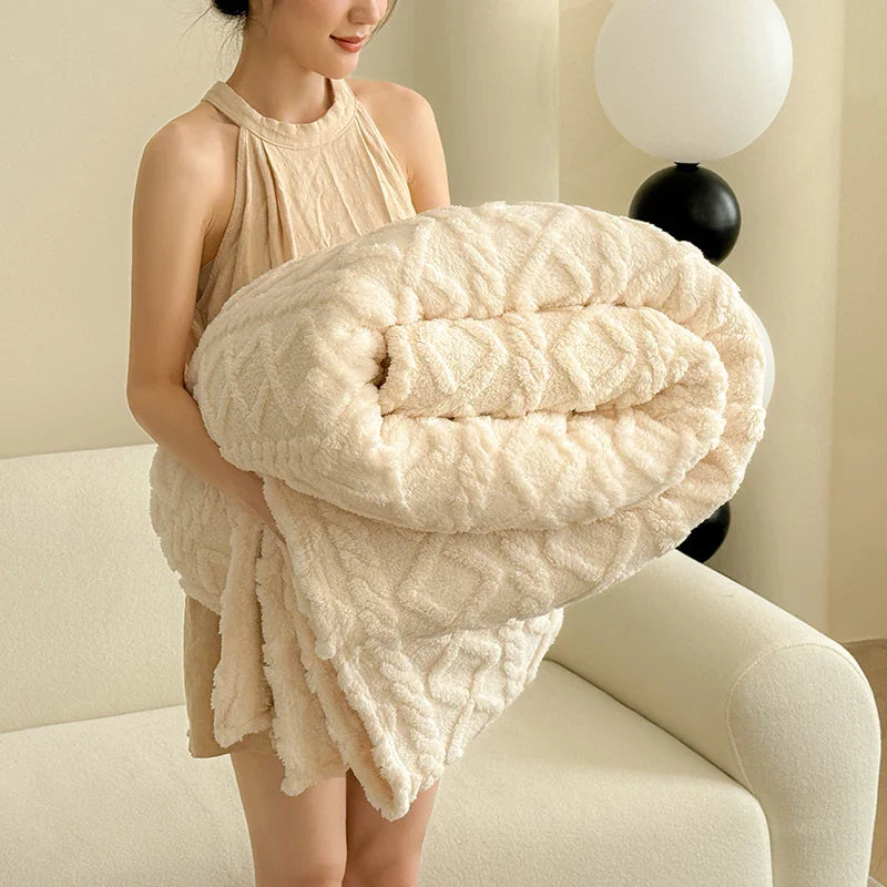 Lisslune | Diamond plush blanket