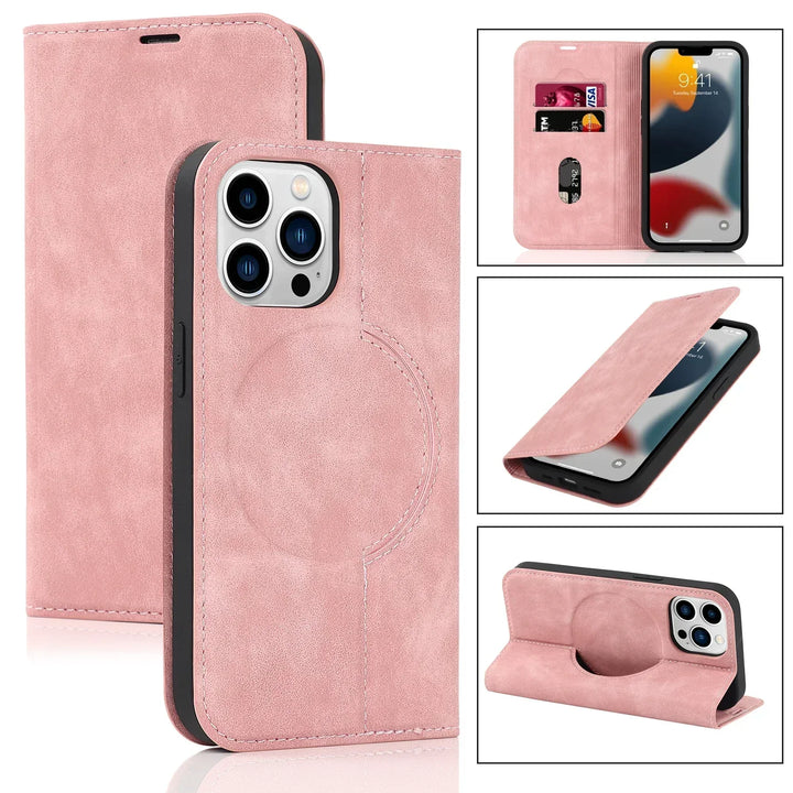 Lisslune | Magnetic Wallet Case MagSafe Wireless Charging- iPhone