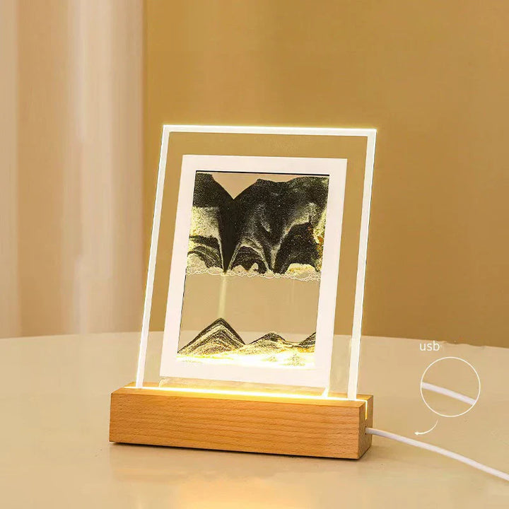 Lisslune | Sand Art LED Quicksand Artistic Table Lamp