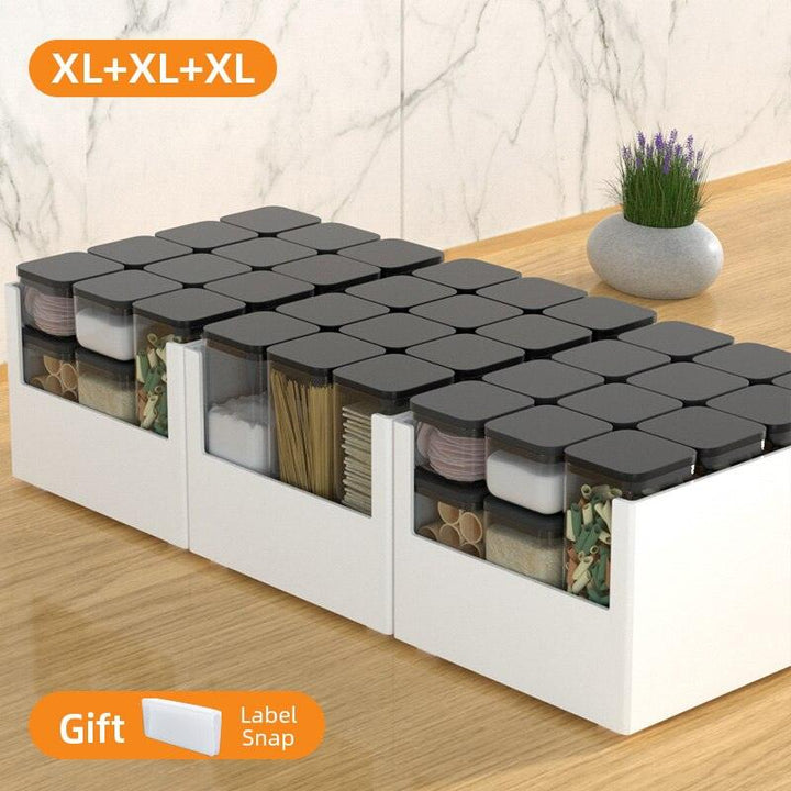 Lisslune | Stylish Kitchen Organizer Set - Modern Solution for Elegant Storage
