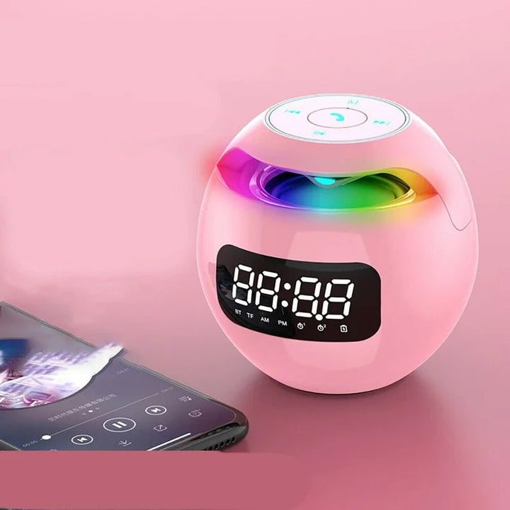 Lisslune | VibeClock - Bluetooth Alarm Clock Speaker with LED Display