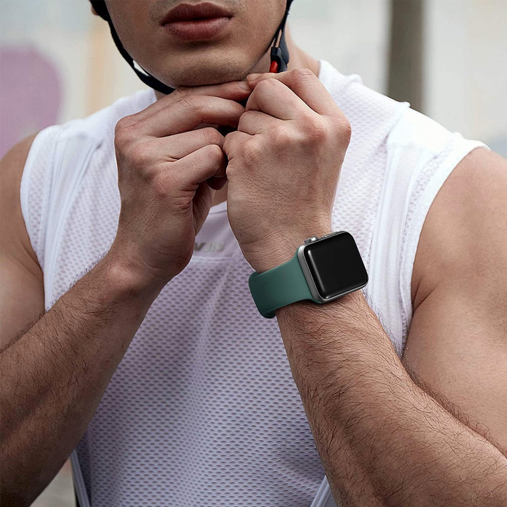 Lisslune | Silicone strap for Apple Watch Series 7/SE/3/4/5/6/8/Ultra