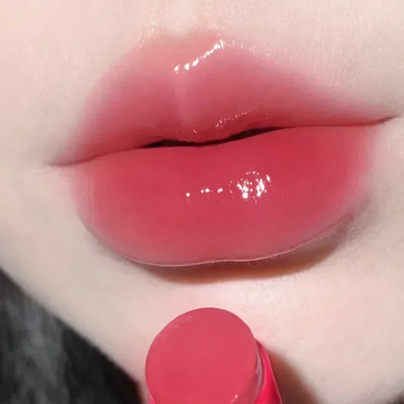 Rynx | Jelly Lipstick Moisturizing Mirror Water Light Solid Lip Gloss 8 Colors Crystal Tea Red Brown Lip Lacquer Tint Lip Balm Makeup