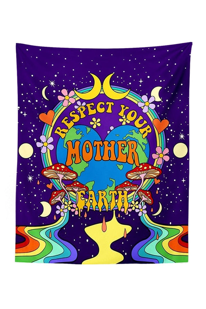 Lisslune | Trippy Moon Phases Tapestry