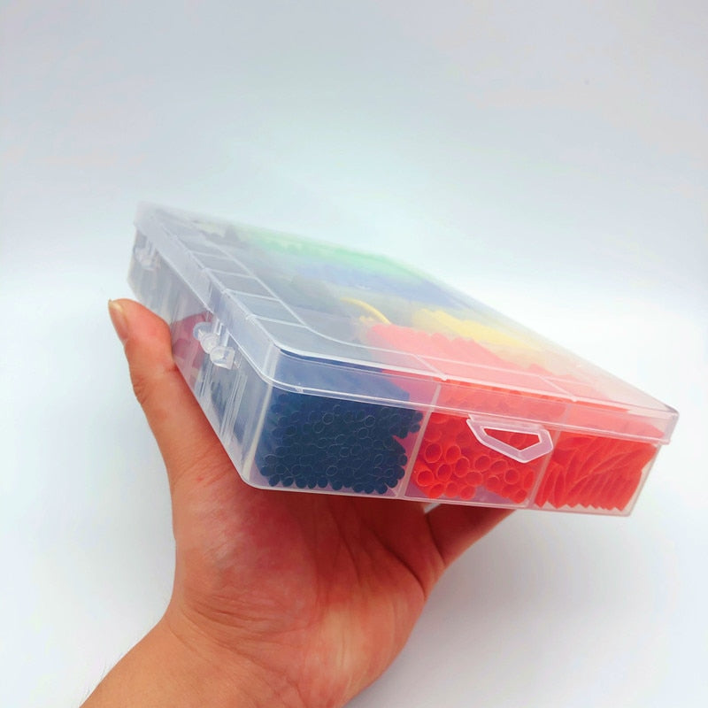 Lisslune | 530Pcs Colored Insulated DIY Cable Fix Kit