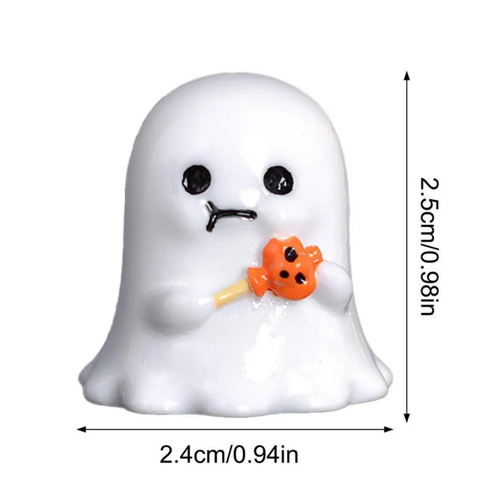 Rynx | Halloween Micro Landscape Miniature Figures Resin Craft Mini Fairy Garden Ornaments Cute Pumpkin Ghost Vampire Decoration