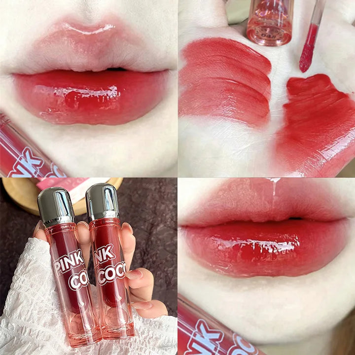 Rynx | Mirror Water Lip Gloss Lip Glass Moisture Liquid Lipstick Clear Shade Makeup Korean Lip Balm Women Cosmetics