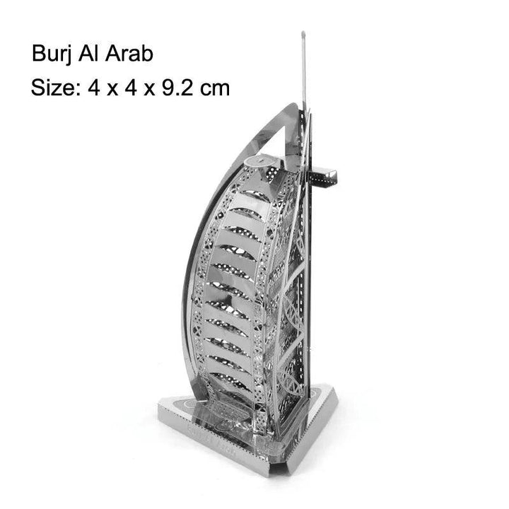 Lisslune | Global Landmark 3D Metal Puzzle Set: Construct and Explore Iconic Structures