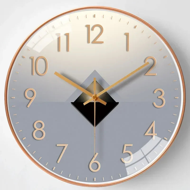 Lisslune | SilentTime - Digital Wall Clock in Classic Style - 8 Inch