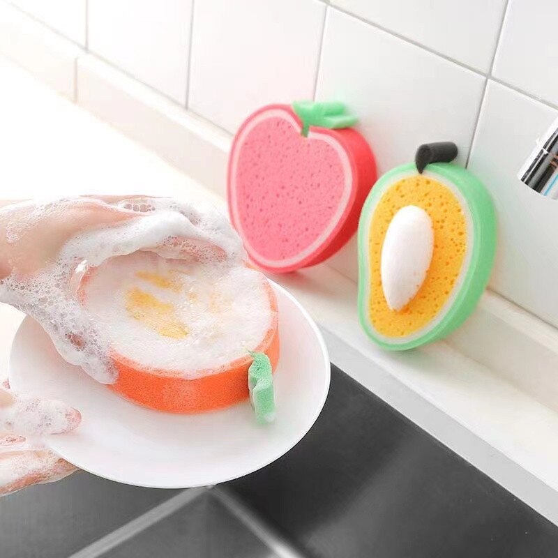 Lisslune | Fruit Shaped Kitchen Dish Cleaning Sponge