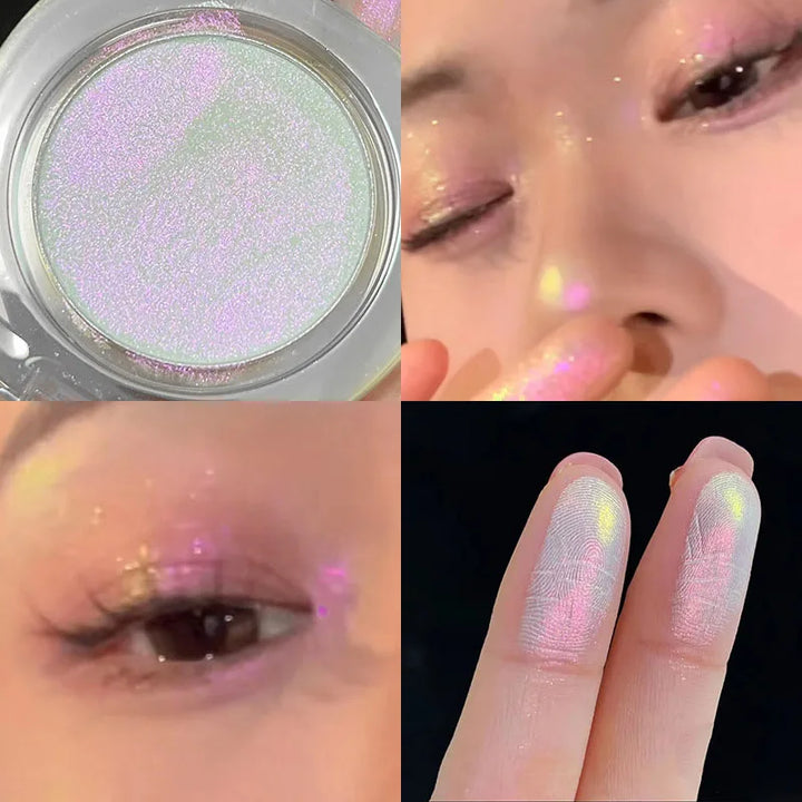 Rynx | Highlighter Powder Diamond Polarization Fairy Powder Shimmer Water Light Contour Face Body Illuminator Make-up Cosmetics