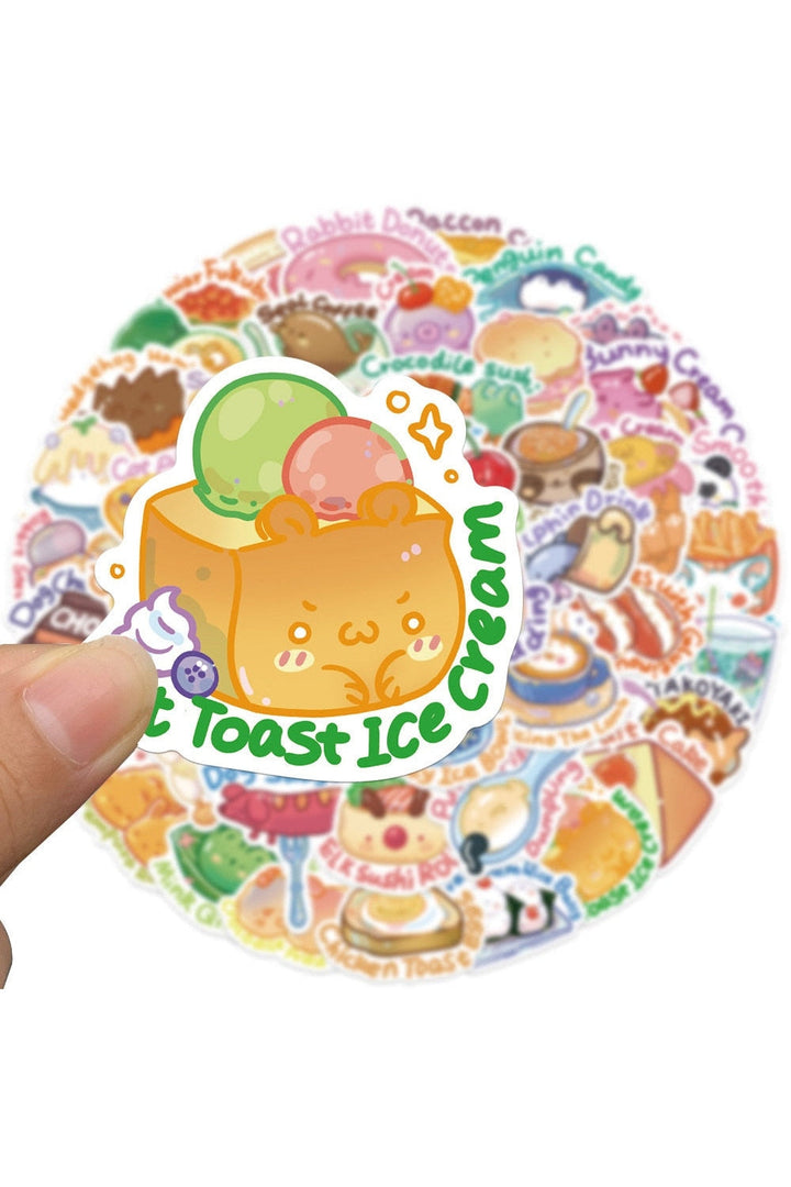 Lisslune | cute food stickers