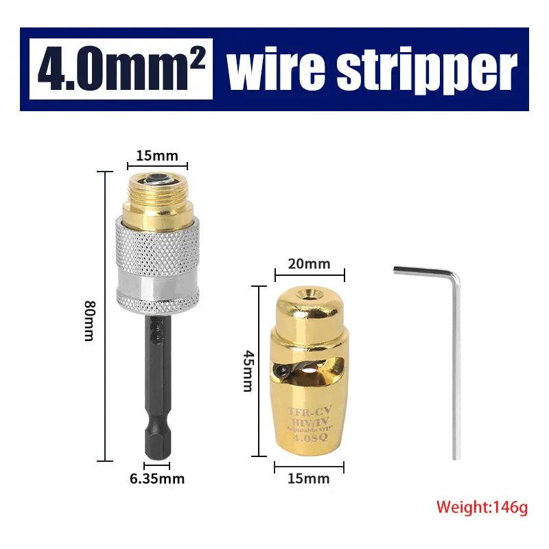 Lisslune | Lightweight Aluminium Wire Stripping Tool Set for Electricians: Efficient and Portable Solution