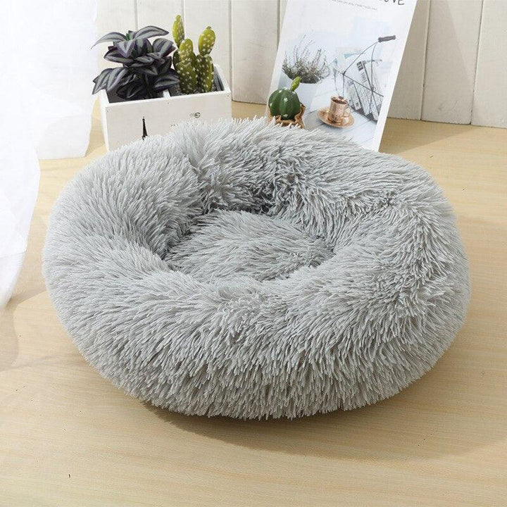 Lisslune | Luxury Plush Round Pet Bed - Cozy Retreat for Cats and Dogs